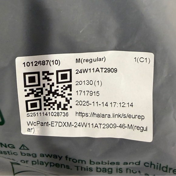 Halara Ribbed Knit High Waisted Crossover Flare Pants Tummy Control NWT - Picture 16 of 16